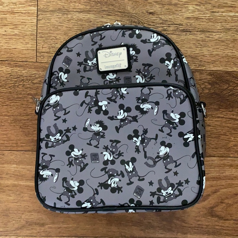 Loungefly Plane Crazy Mickey Mouse Backpack